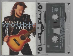 Travis Tritt Trouble (Cassette, 1992 Warner) VG-VG+ Cond. - Picture 1 of 3