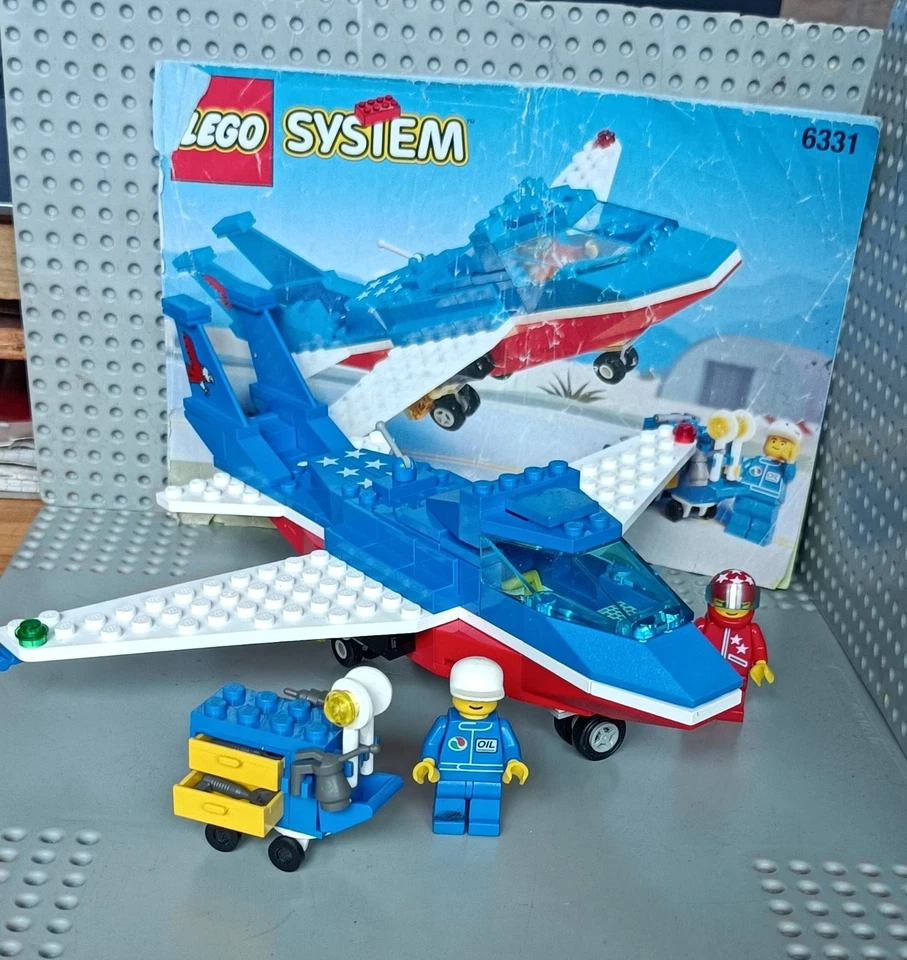 Lego System 6331/1996 Vintage Patriot Jet kpl. mit  OBA - Bild 1 von 3