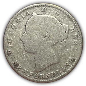 1888 Newfoundland 10 Cent Good G Coin #28333 - Picture 1 of 3