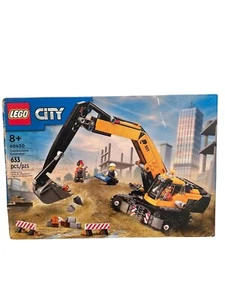 LEGO City Big Vehicles - Juguete de excavadora de construcción amarilla 60420 - Imagen 1 de 6