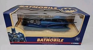 Batimóvil Corgi 2000 DC Comics escala 1:18 2005 variante azul Batman 77605 WB - Imagen 1 de 24