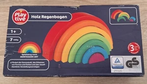 Playtive Holz Regenbogen 7-Tlg. - Bild 1 von 3
