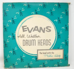 EVANS 15" Vintage All Weather ORCHESTRA DRUM Head COATED 60's NOS - Picture 1 of 5