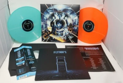 *SEALED* Brand NEW Daft Punk Tron Legacy Movie Soundtrack LP Neon Colored Vinyl  - Image 1 of 4
