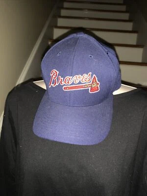 STARTER The Right Hat MLB Merchandise ATLANTA BRAVES Baseball Cap Hat ❤️tw11jblk - Image 1 of 4