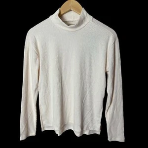 Chaser leicht gerippter Pullover Pulli mit Stehkragen creme elfenbeinfarben Small neu mit Etikett - Bild 1 von 4