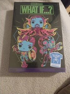 Funko Pop Marvel Studios What If Blacklight T-Shirt XL Target Exclusive Sealed B - Picture 1 of 2
