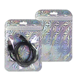 100 bolsas holográficas Mylar transparentes y plateadas con cremallera 4x6 pulgadas (envío gratuito en 2 días) - Imagen 1 de 3