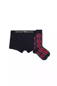 NEW Men's Emporio Armani Boxer Brief And Socks Gift Set SIZE Small - Picture 1 of 4