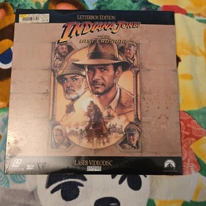 New Indiana Jones and the Last Crusade LaserDisc Letterbox FACTORY SEALED Vtg - Picture 1 of 3