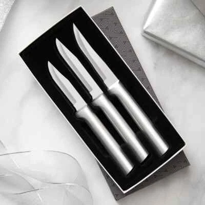 Rada S01 Paring Kitchen knife Set 3pc cutlery USA made L/R hand use + FREE Ship - Image 1 of 4