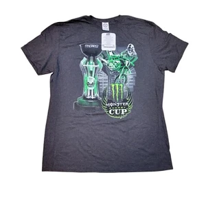 Nueva camiseta Monster Energy Cup 2019 evento XL/extra grande/gris jaspeado oscuro - Imagen 1 de 4