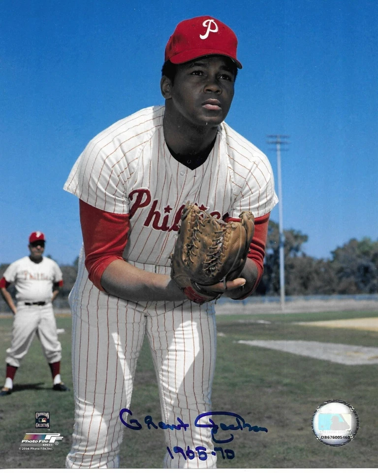 GRANT JACKSON Autographed Signed 8 x 10 Baseball Photo Philadelphia Phillies COA - Image 1 of 1