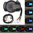 Produktbild - 15000rpm Motorcycle Speedometer Odometer Tachometer LCD Digit Gauge Universal