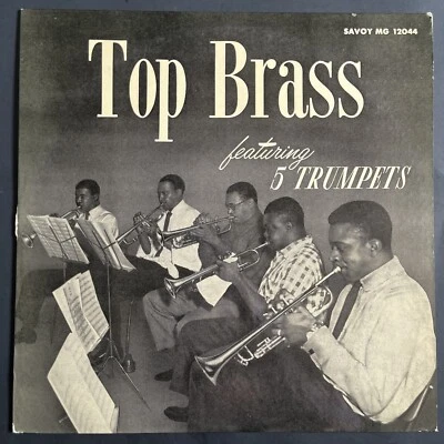 Ernie Wilkins~Top Brass Featuring 5 Trumpets~Jazz~Hard Bop~Hank Jones~Savoy~Mono - Image 1 of 2
