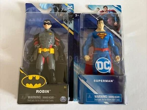 NEW Spin Master DC Comics BATMAN & SUPERMAN Action Figure  6-inch Ages 3+ Lot 2 - Picture 1 of 6