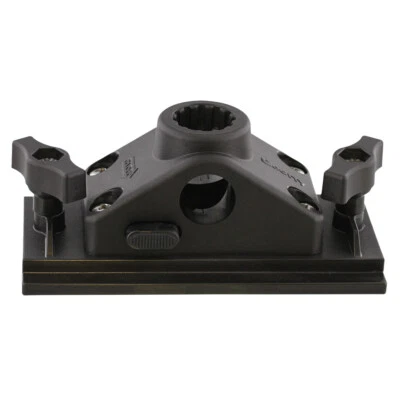 Scotty Rod Holder Track Adapter Plate Stainless Steel Nylon for 3.5"Track System - Image 1 of 4
