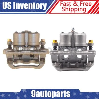 Пара суппортов переднего дискового тормоза с кронштейном для 2007 2008 2009 Ford Edge - Изображение 1 из 4