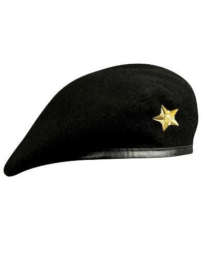 Gorra Boina Con Estrella Dorada Sombrero Lana Militar Ejército Francés Azul Negro Verde Granate Foto 1 de 1