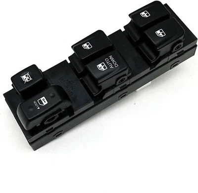Interruptor de ventana de control eléctrico maestro apto para HYUNDAI ELANTRA 2007-2010 2,0 L L L4 EE. UU. Foto 1 de 4