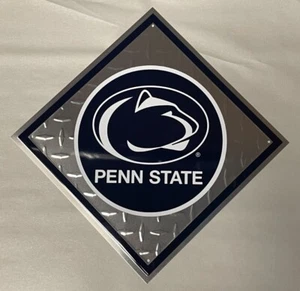 Penn State Lions 10" x 10" diagonales Blechschild Football Basketball - Bild 1 von 3