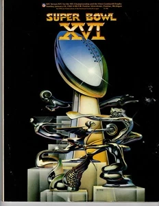 Vintage 1982 Super Bowl XVI Program Magazine San Francisco 49ers & Cincy Bengals - Picture 1 of 4