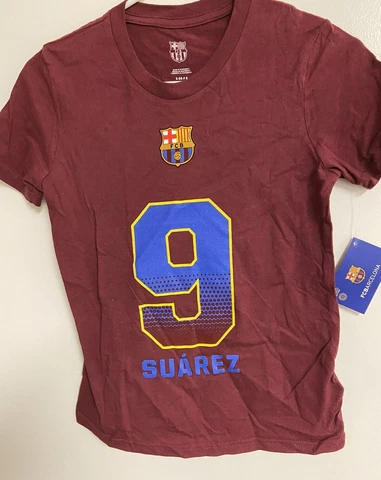 Suarez FC Barcelona Club Team Player T-Shirt, Big Boys Medium 10-12 Cover