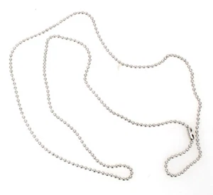 Stainless Steel Ball Chain Necklace, 30 inches long - Picture 1 of 1