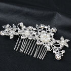 Pearls Flower Diamante Crystal Hair Pins Wedding Bridesmaid Bridal Clips Comb🔥