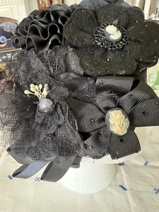 Women's Headbands Embellished With Flowers And Cameos And Swarovski Crystal  - Picture 1 of 8