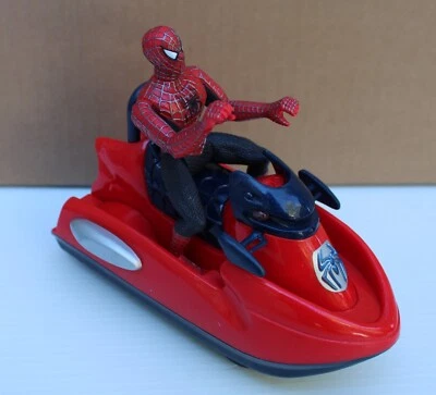 Spider-Man2 Movie Vehicle Battery Operated JET SKI Tested WORKING 2004 - Image 1 of 4