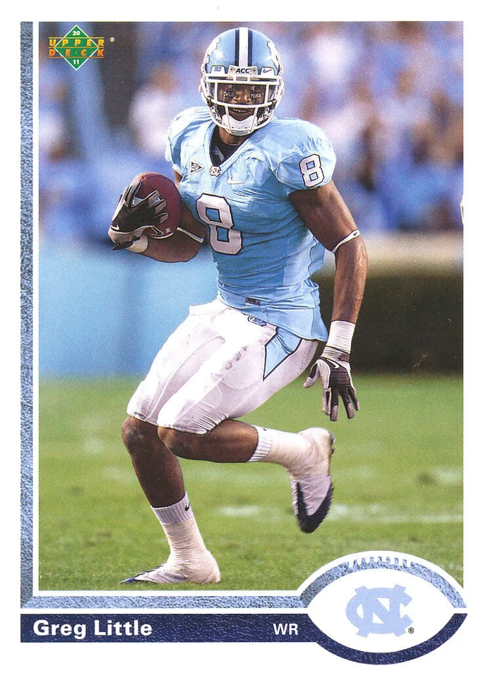 20th-ANNIVERSARY Greg Little INSERT-RC BROWNS BENGALS North Carolina TAR-HEELS - Image 1 of 1