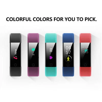 Heart Rate Blood Pressure Smart Band Bluetooth Wristband for fitbit Smartwatch - Image 1 of 4