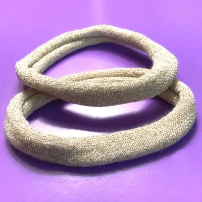 Para mujeres Niñas Red Hill Cabello Envoltura Banda Deportiva Cola de Caballo Soporte Hecho en Italia Foto 1 de 4