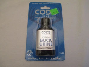 UNRINA DE CIERVO BUCK COLA BLANCA AZUL CÓDIGO - BOTELLA DE 1 ONZA 0A1003 - Imagen 1 de 4