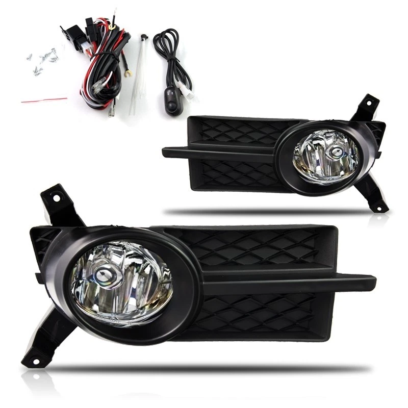 Par de luces antiniebla transparentes para Chevy Aveo 2007-2011 con cable + kit de interruptor Foto 1 de 3