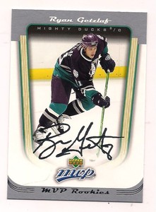 2005/6 MVP Rookie Ryan Getzlaf Anaheim Mighty Ducks #414