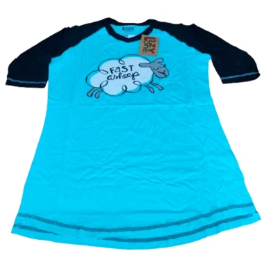 Lazyone Women Pyjama Tops PJ T-Shirts Cotton Nightshirt Sleepwear Sheep D95 (A) - Image 1 of 3