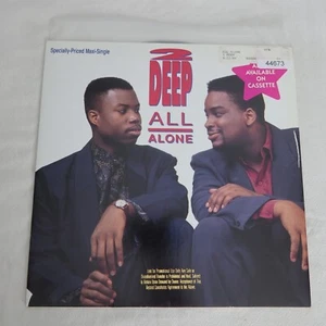 2 Deep All Alone PROMO SINGLE Vinyl Record Album - Picture 1 of 4