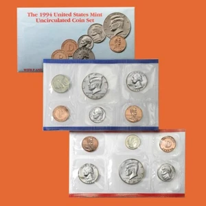 1994 U.S. Mint Set ~ 12 Coins ~ P & D ~ Uncirculated Government Packaging OGP - Picture 1 of 1