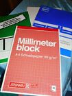 Millimeterblock, Kontenblock und  2x Briefblock