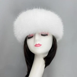 Kunstfell Stirnband mit Gummizug für Damen Winter Ohrenwärmer Ohrenschützer Ski Schnee Mütze - Bild 1 von 28