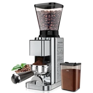 Conical Burr Coffee Grinder Electric, Espresso Coffee Bean Grinder for Home U... - Picture 1 of 9