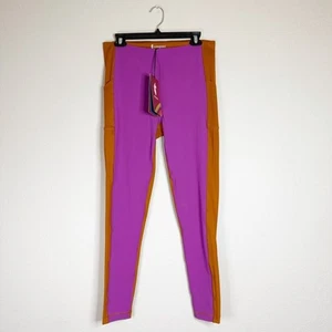 COTOPAXI Naranja y Rosa Mujer’s Verso Hike Leggings Apretados GRANDES NUEVOS - Imagen 1 de 4