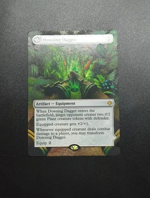 MTG Altered Art Dowsing Dagger Ixalan EDH Magic - Image 1 of 2