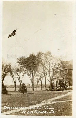 Fort Des Moines IA RPPC Headquarters WAAC TG Irene Brooks Now A WAC 1942 - Image 1 of 4