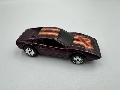1983 Hot Wheels Ultra Hots Purple Ferrari Quick Trik Street Beast Race Bait 308 - Image 1 of 4