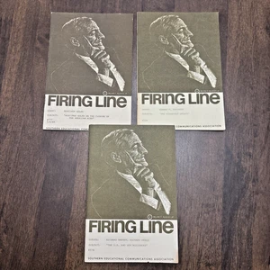 3 Firing Line PBS Transcripts William S. Buckley 1982-83 & 1988 Books US History - Picture 1 of 22