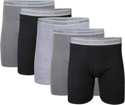 Gildan Men's XX-Large, Black/Charcoal/Sport Grey (5-pack, Classic Length)  - Image 1 of 4