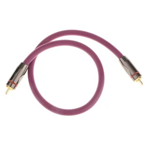 1,5/3/6ft RCA Digital Audio Kabel Lautsprecher Kabel Stecker Auf Stecker Metall - Afbeelding 1 van 19